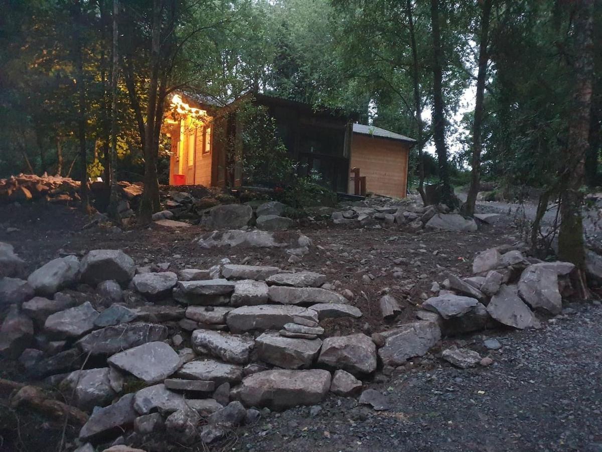 Stunning Log Cabin On The Lake Villa Portroe Eksteriør billede